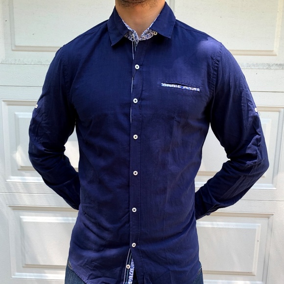 tudors slim fit long sleeve